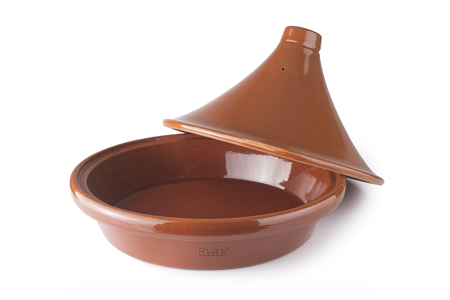 Tajine de Barro Esmaltado para Cozinha Lenta Ø32cm