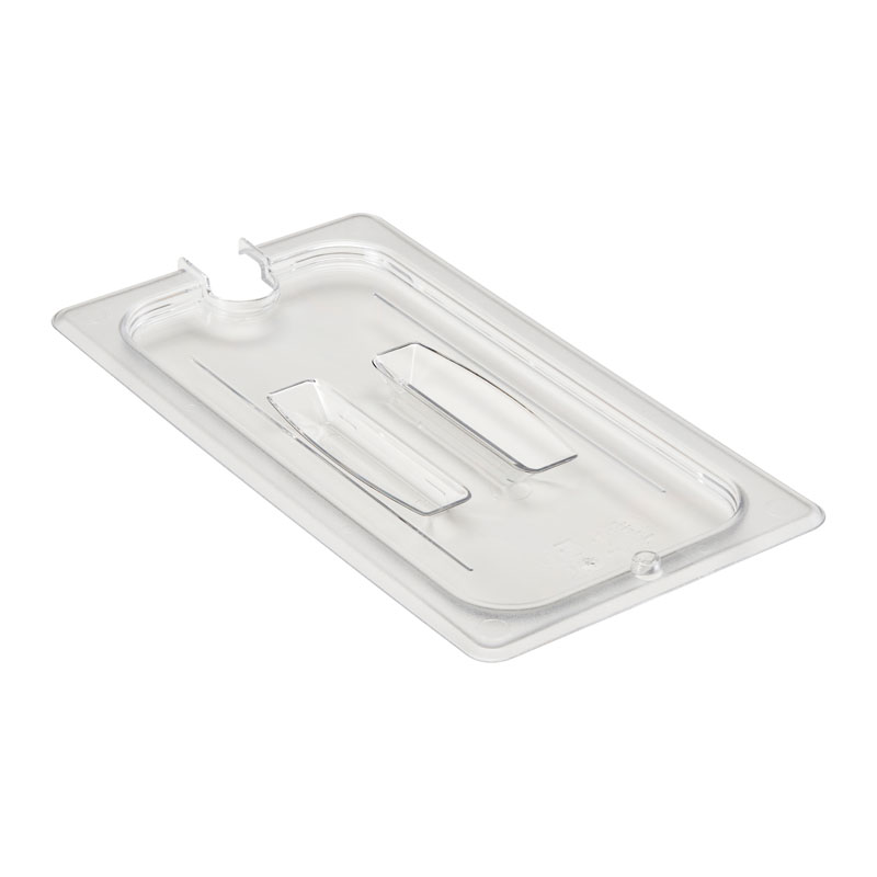 Tampa GN 1/3 Policarbonato com Entalhe e Pega 17,6 x 32,5 cm