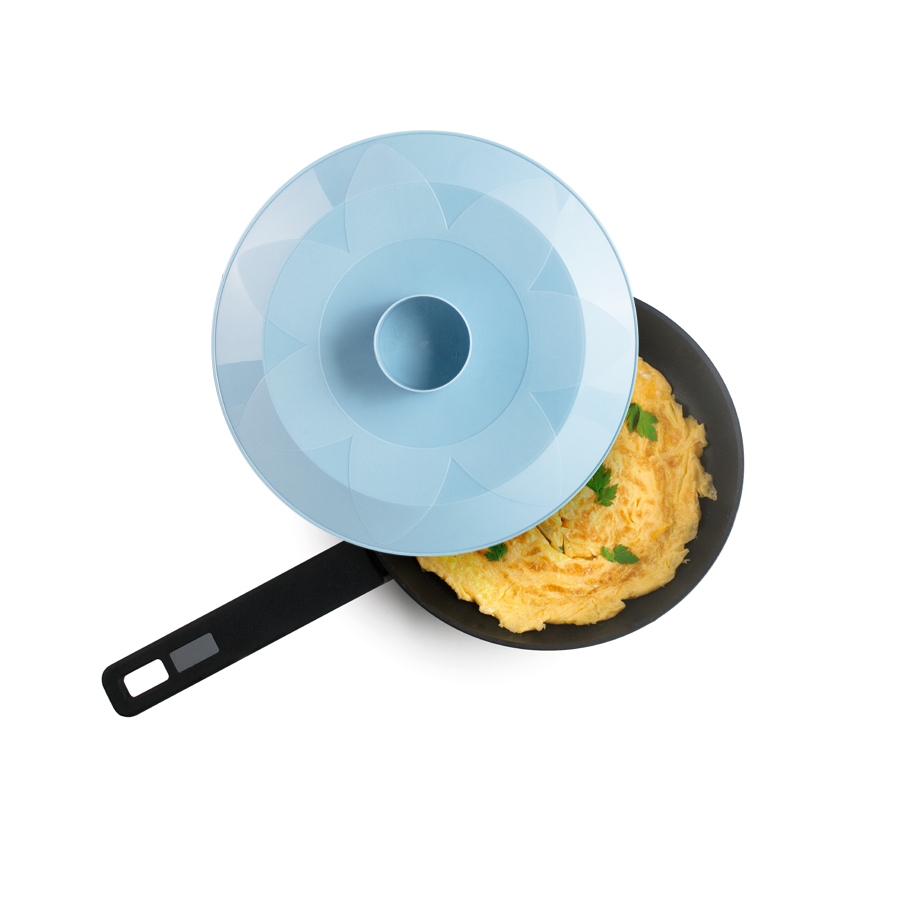 Tampa para Virar Omeletes em Plástico – Acessório Cozinha