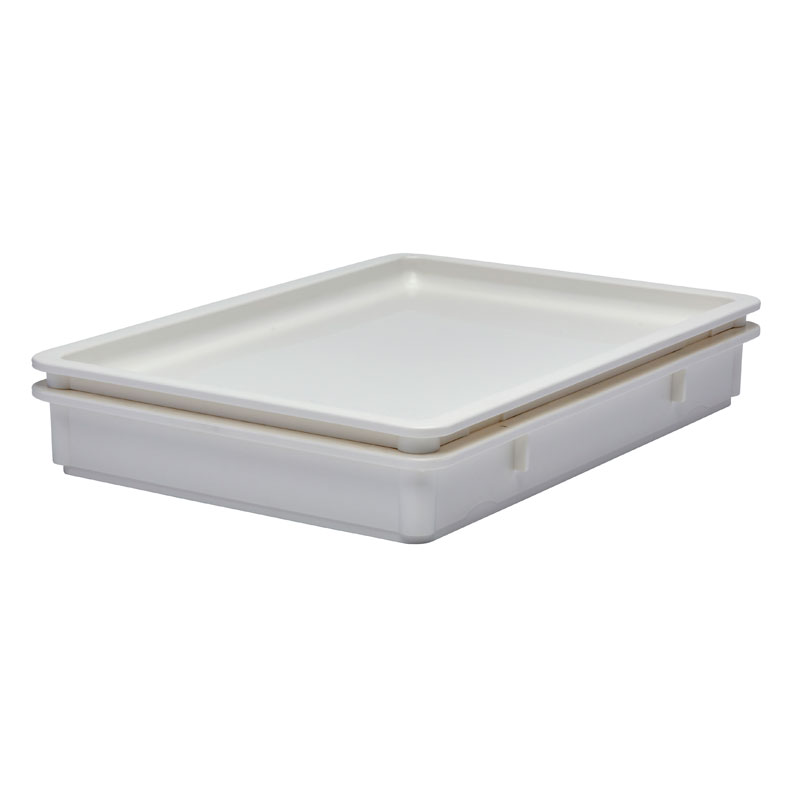 Tapa para Caixa de Massa de Pizza 660x460 mm Polipropileno Branco