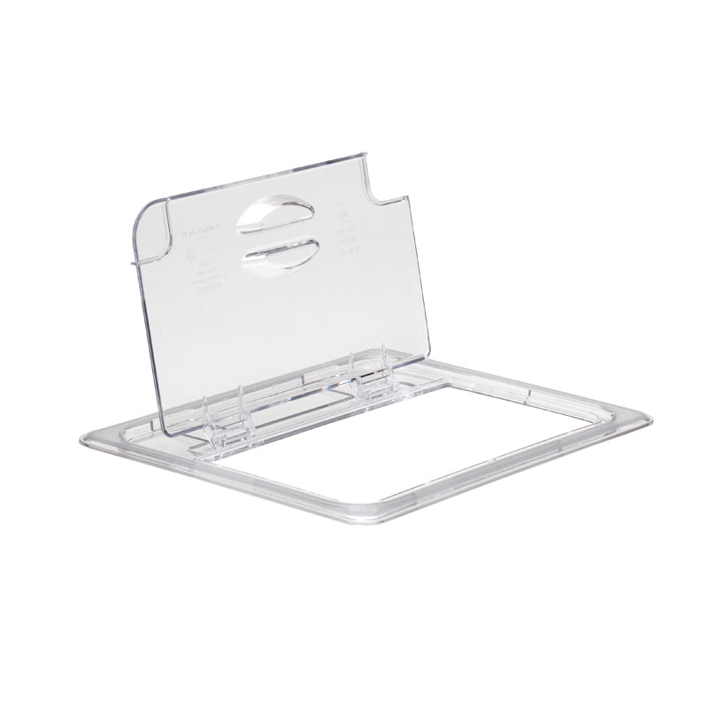 Tapa FlipLid Transparente com Entalhe GN 1/2 - 265x325 mm