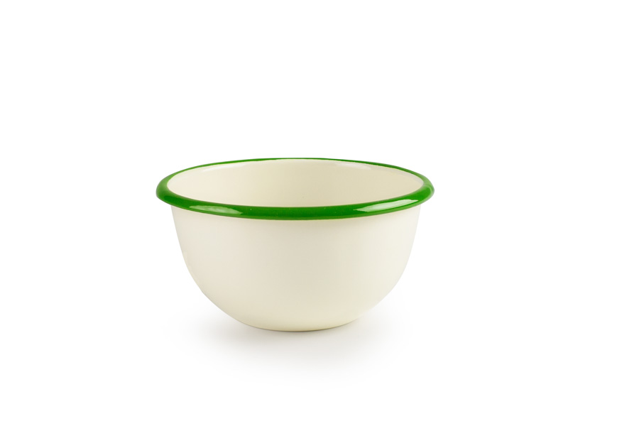 Tigela de Aço Esmaltado Vitrificado 12 cm para Cozinha