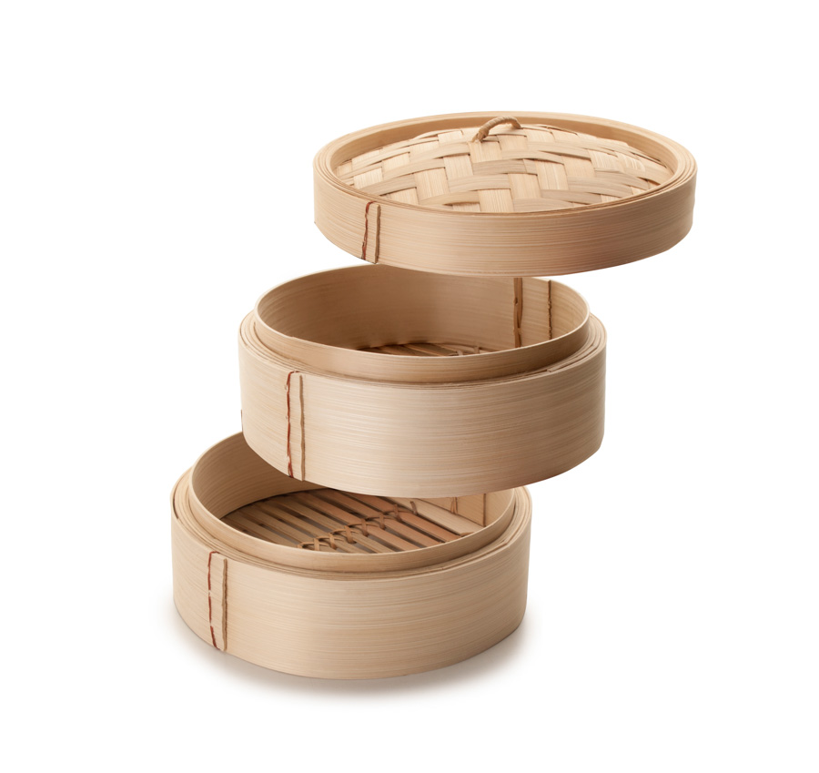 Vaporizador de Bambu 26 cm para Cozinha Profissional