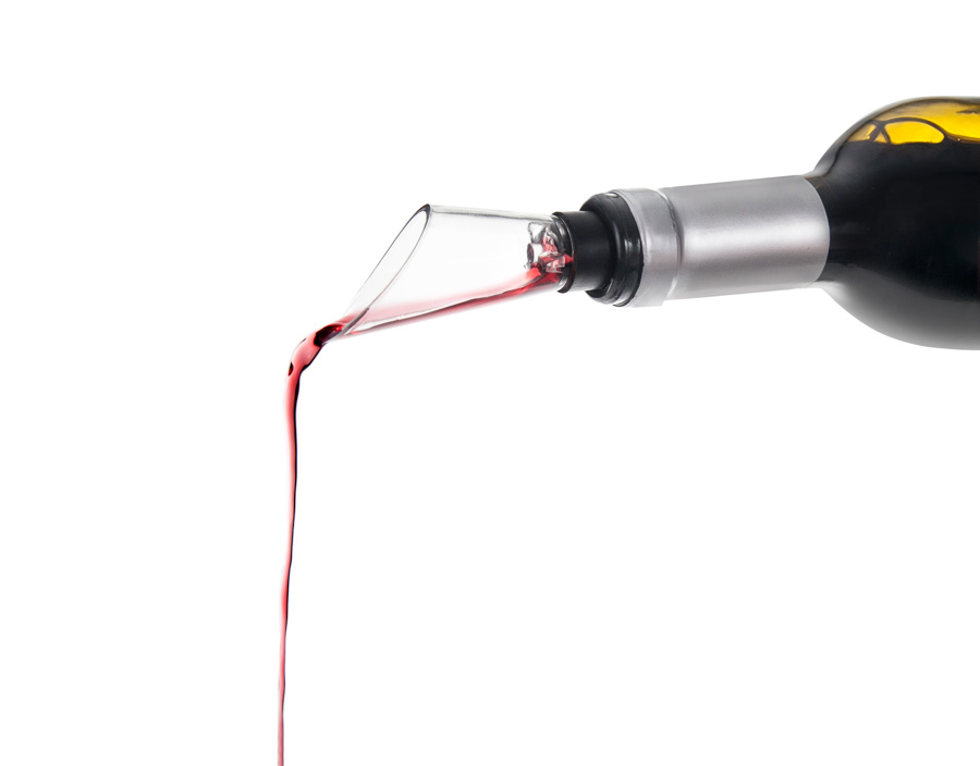 Vertedores de Vinho com Filtro e Arejador - Conjunto de 2