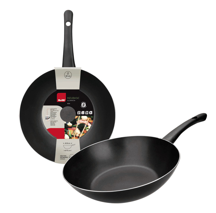 Wok Profissional 30 cm para Indução e Todas as Placas
