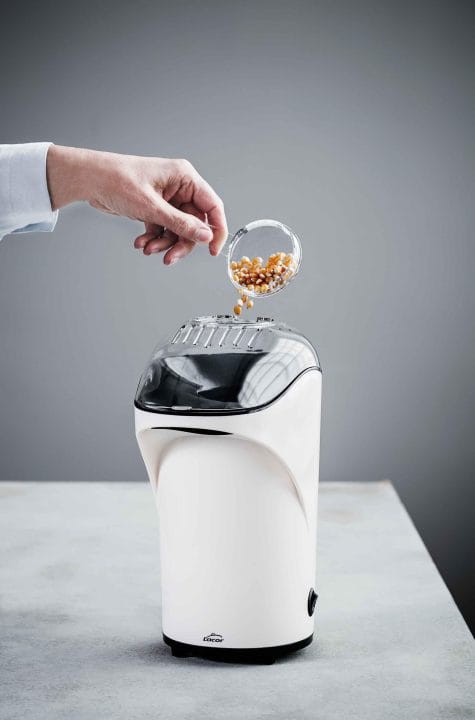 Máquina de fazer pipocas elétrica