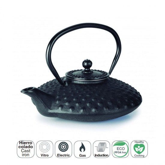 Chaleira Ferro Fundido 0,7 L Negra