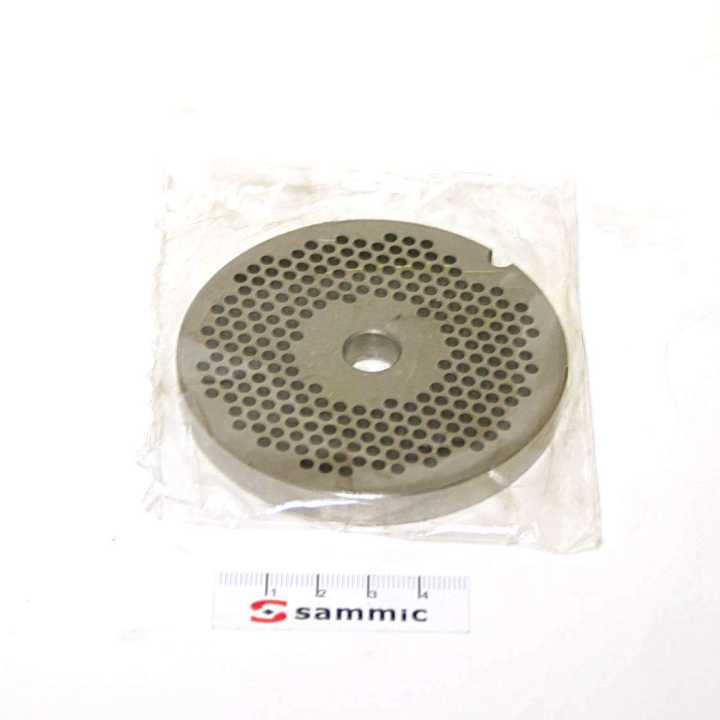 Placa para Picadora de Carne, 22 mm, Orifício 3 mm