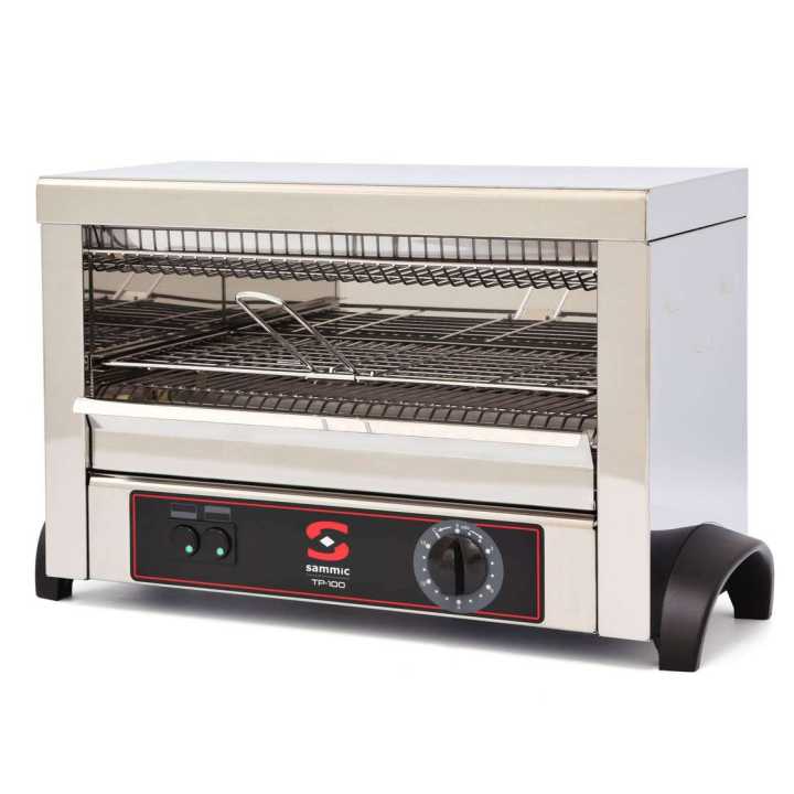 Torradeira Elétrica Profissional 1 Nível 2000W em Aço Inox
