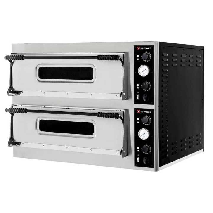 Fornos de Pizza Elétrico Profissional Duplo - 12 Pizzas (Ø32cm)