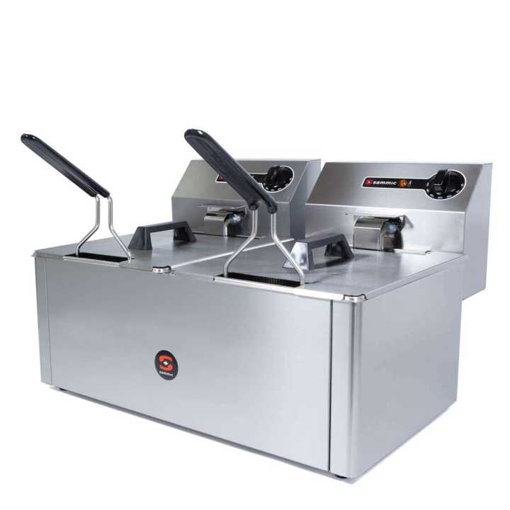 Fritadeira Elétrica Dupla 2x5L – Ideal HORECA