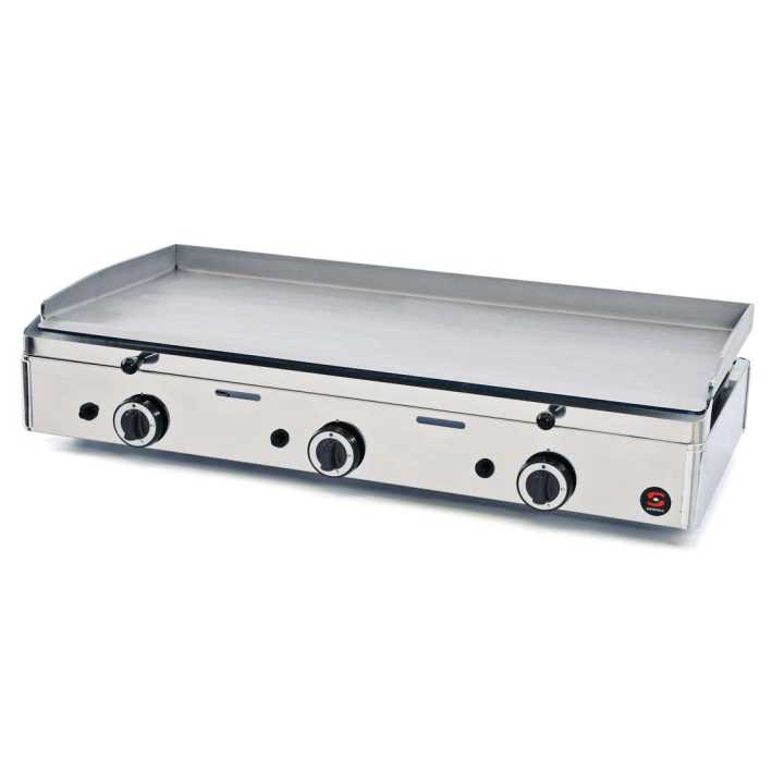 Plancha Snack a Gás 98cm com 3 Queimadores e Placa Aço