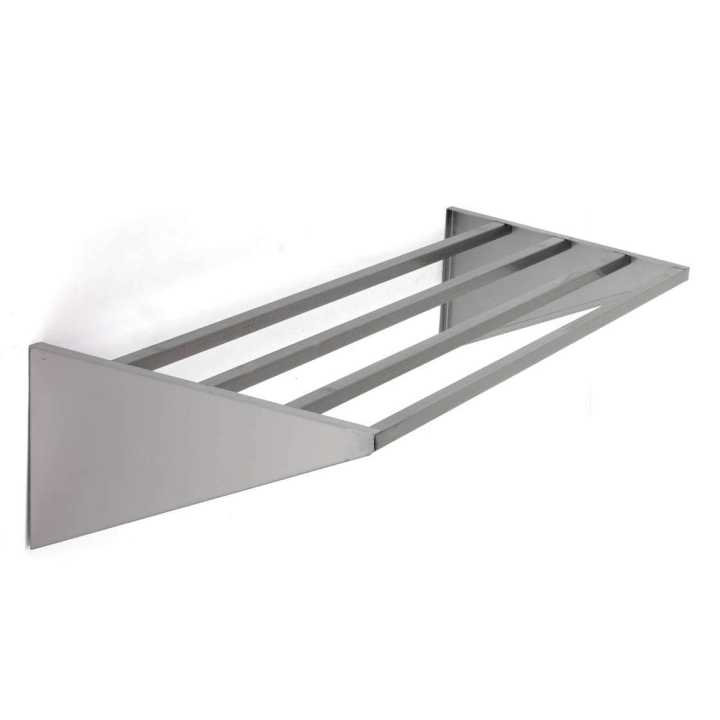 Prateleira de Tubos Inox 1800 x 400 mm para Cozinhas Profissionais