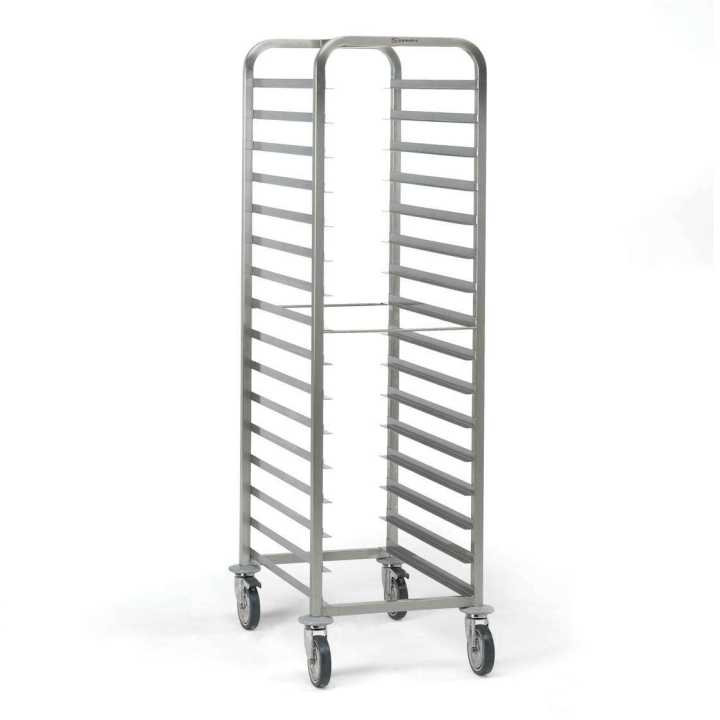 Carro de Guias Inox 16x 600x400mm para Tabuleiros