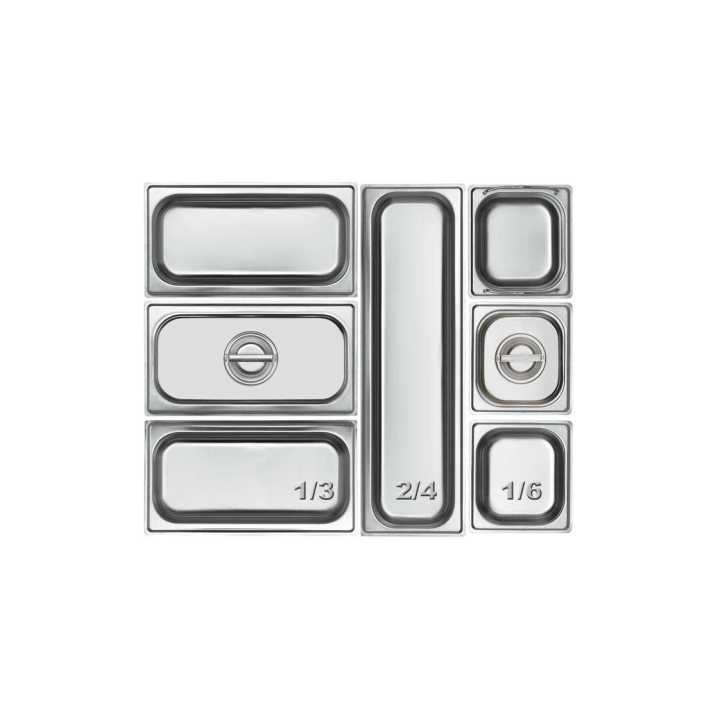 Cuvete Gastronorm GN 1/6 Inox 176x162x65mm 1 Litro