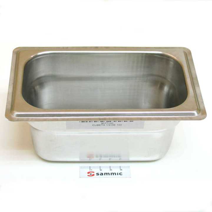Cuvete Gastronorm 1/9 em Inox 176x108x100mm, 1 Litro