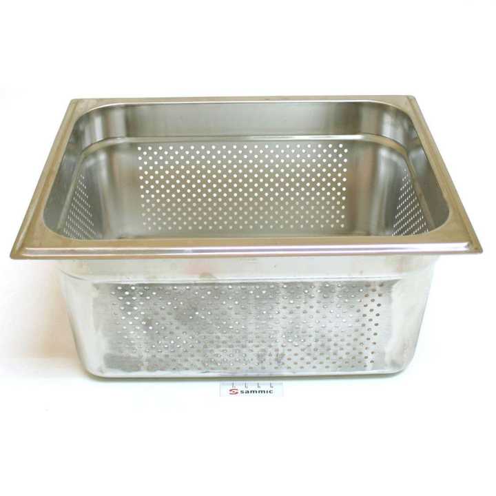 Cuvete Gastronorm Perfurada 1/2 Aço Inoxidável 9 L