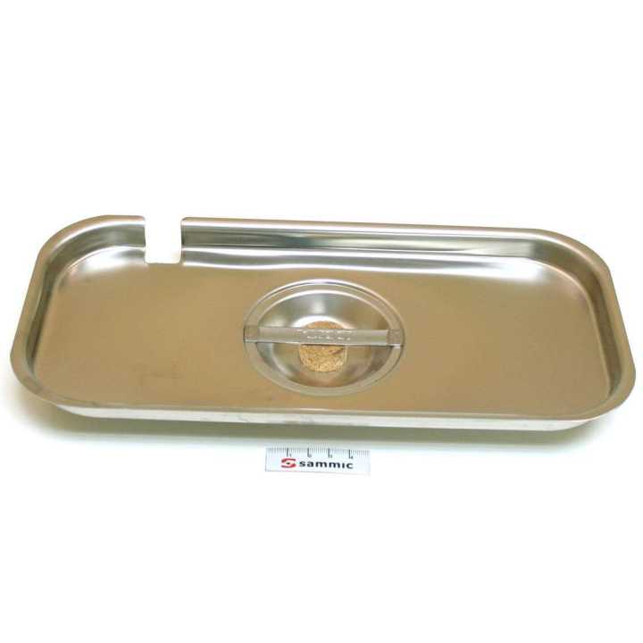 Tampa Gastronorm 1/3 Inox com Orifício para Conchas