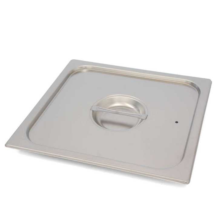 Tampa Gastronorm GN 1/2 com Junta Hermética em Aço Inox
