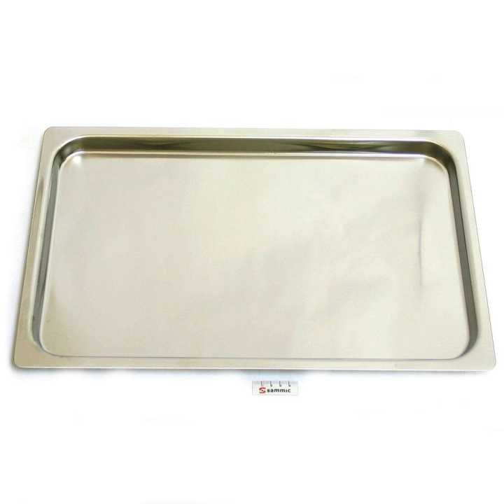 Bandeja Gastronorm 1/1 Aço Inoxidável 530x325x20 mm