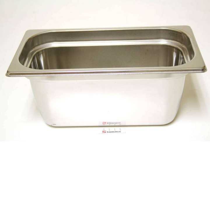 Cuba Gastronorm 1/3 Inox para Vácuo Exterior, 5,5 Litros