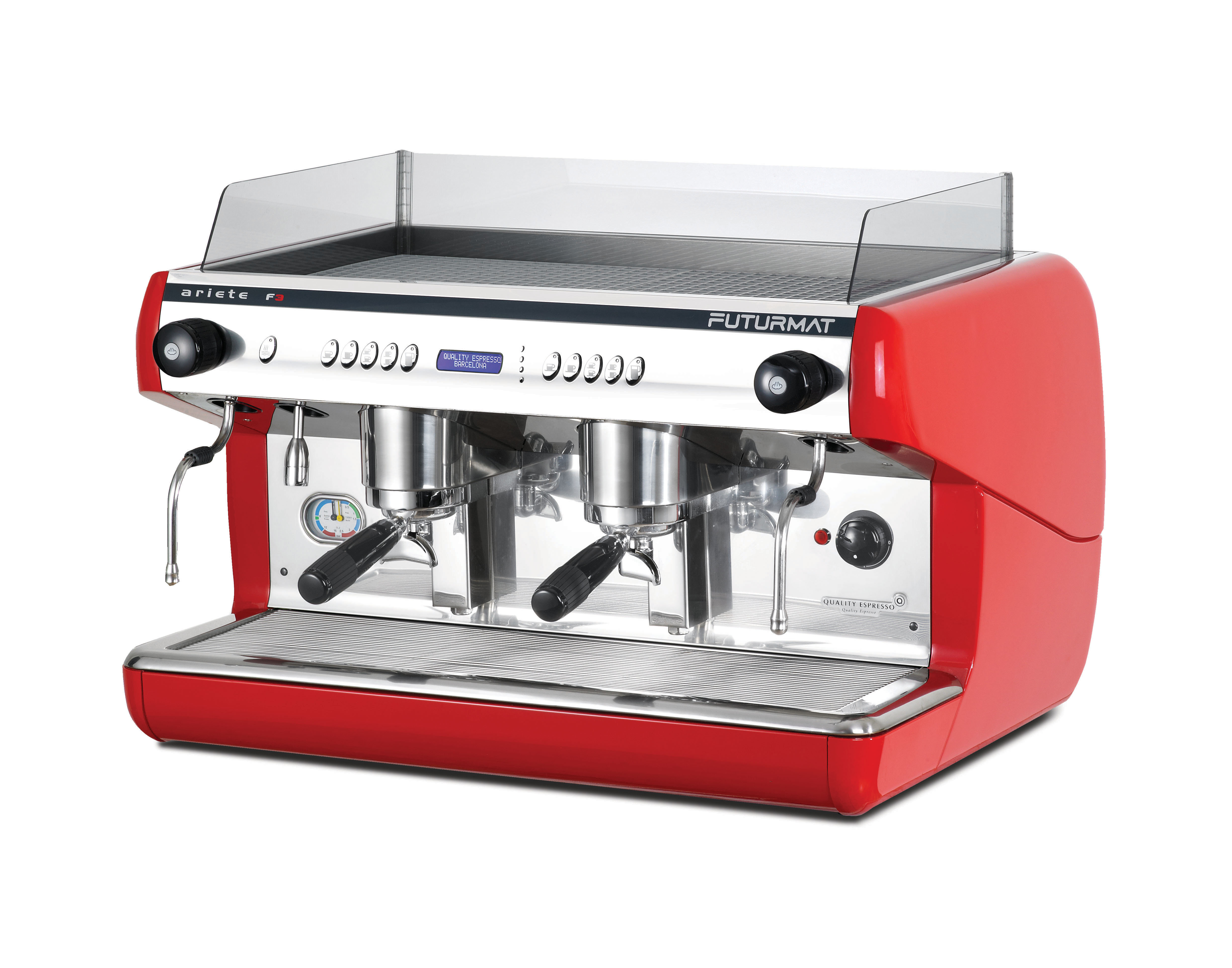 Máquina de Café Espresso Profissional 2 Grupos 13L 400V