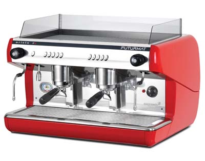 Máquina de Café Espresso Eletrónica 3 Grupos 18L com Bomba Incorporada