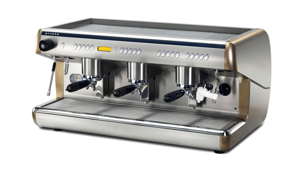 Máquina de Café Espresso 3 Grupos com Bomba Incorporada 4600W