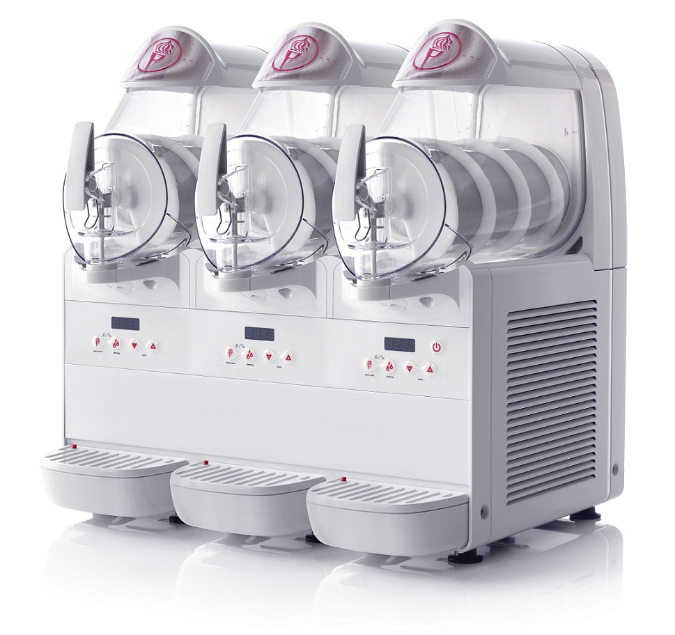 Máquina de Sobremesas Refrigeradas Minigel 3 Cubas x 6 Litros