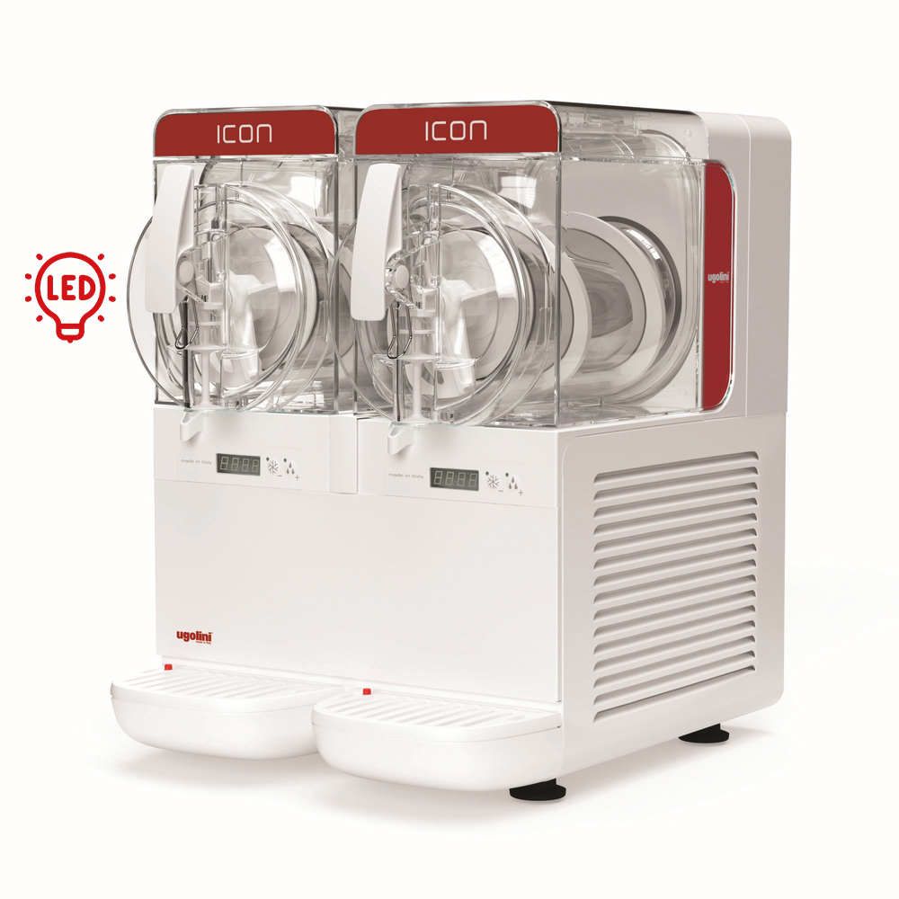 Máquina de Sorvete e Granizados Profissional ICON 2x2.8L