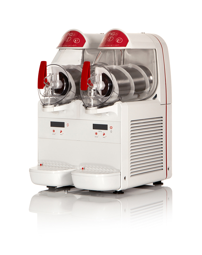 Máquina de Gelado e Granizado 2x6L | 395x480x615mm