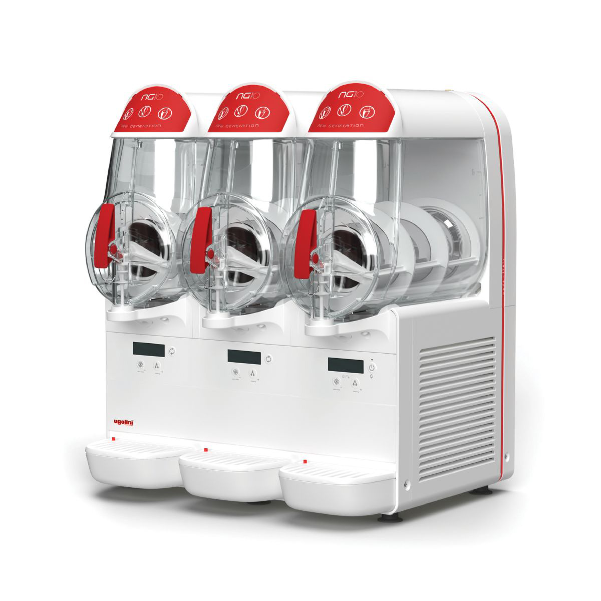 Máquina de Gelado e Granizados de 3 Cubas, 3x10L - 230V