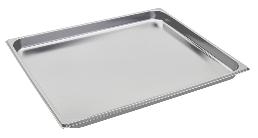 Tabuleiro Gastronorm GN 2/1 em Inox – 650x530 mm, Profundidade 40 mm