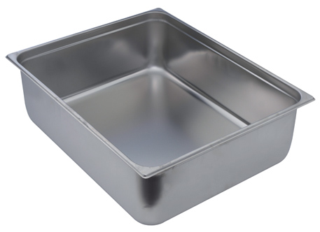 Tabuleiro Gastronorm 2/1 de Inox – 650x530 mm, 150 mm Altura