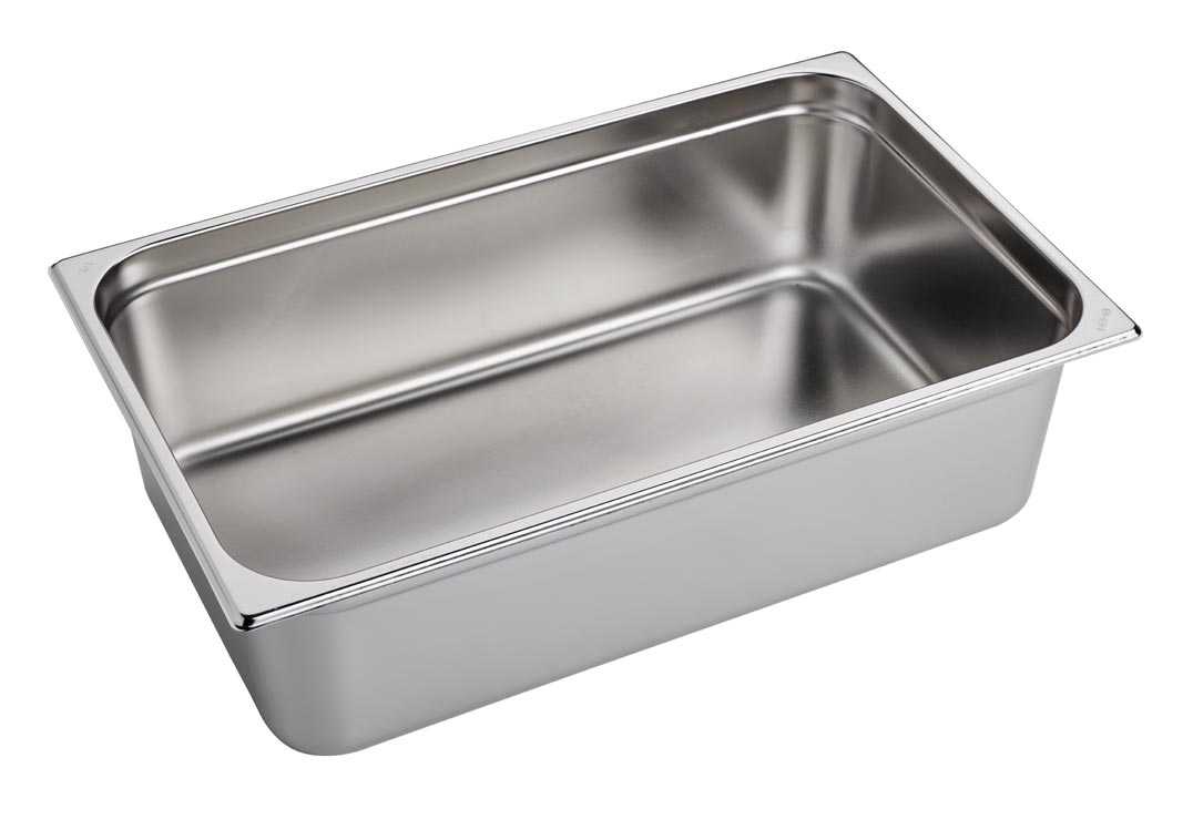 Tabuleiro Gastronorm 1/1 Inox 150mm - Capacidade 22,5 Litros
