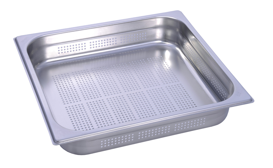 Tabuleiro Gastronorm 2/3 Perfurado - 354x325x65mm, 6,4 L