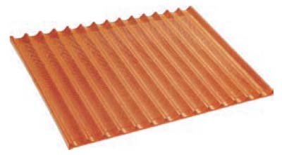 Tabuleiro Ondulado Alumínio Perfurado 75x45 cm para Padaria