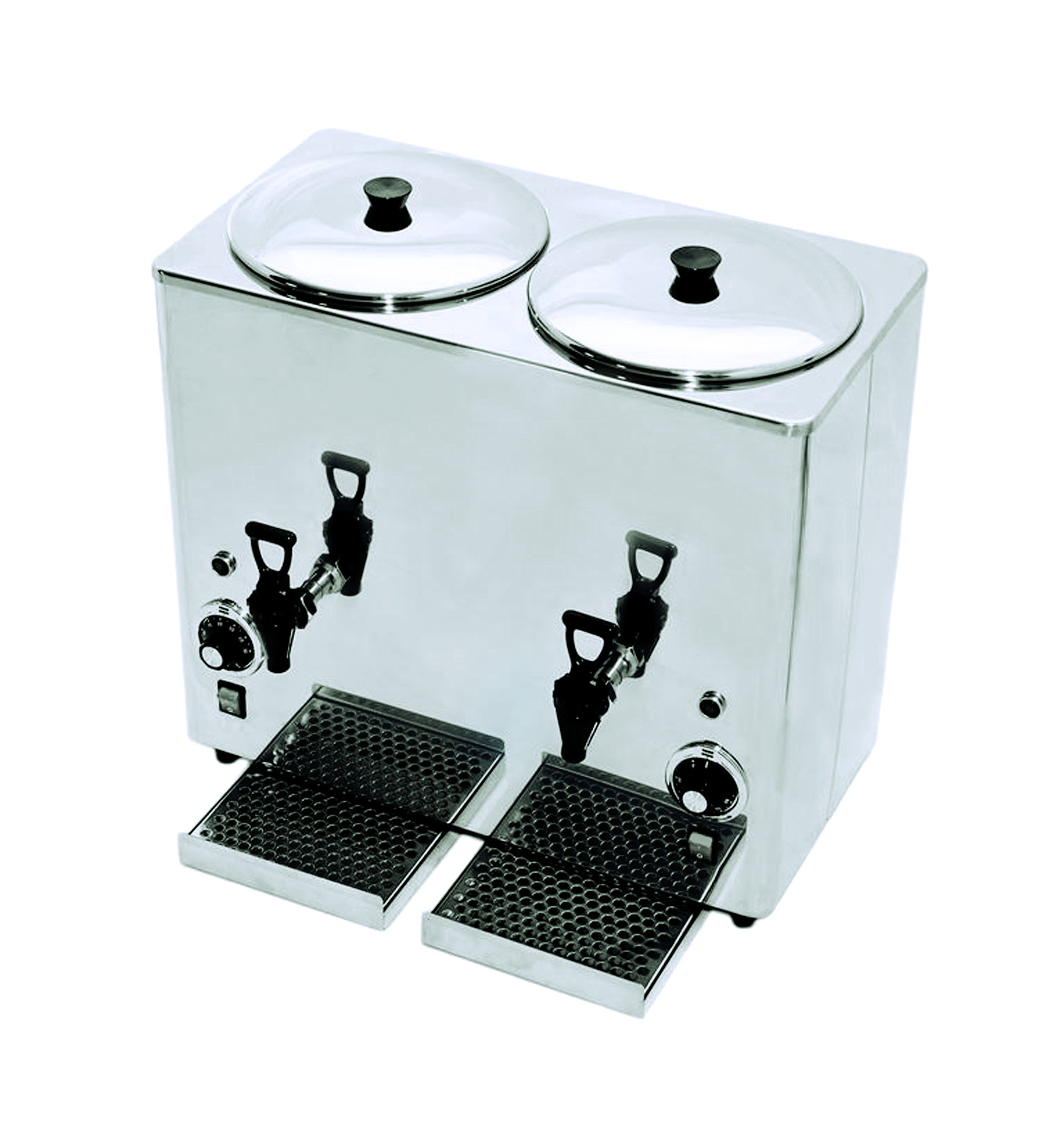 Termo de Leite Elétrico Duplo 5+5L - 0-85ºC para HORECA
