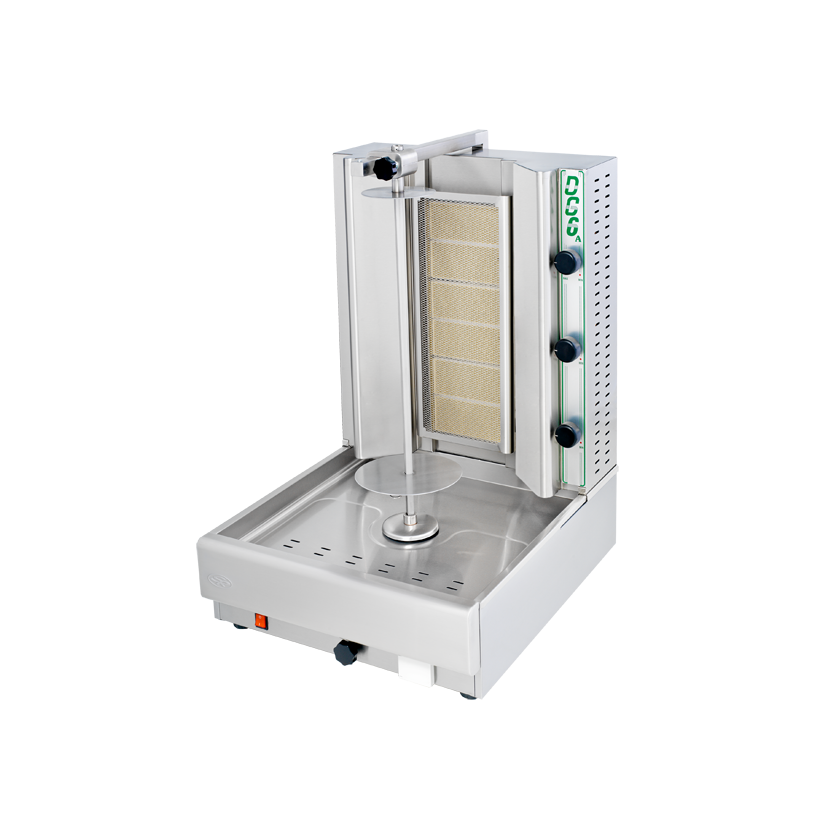 Assador de Kebab a Gás DG6A - 530x640x830 mm