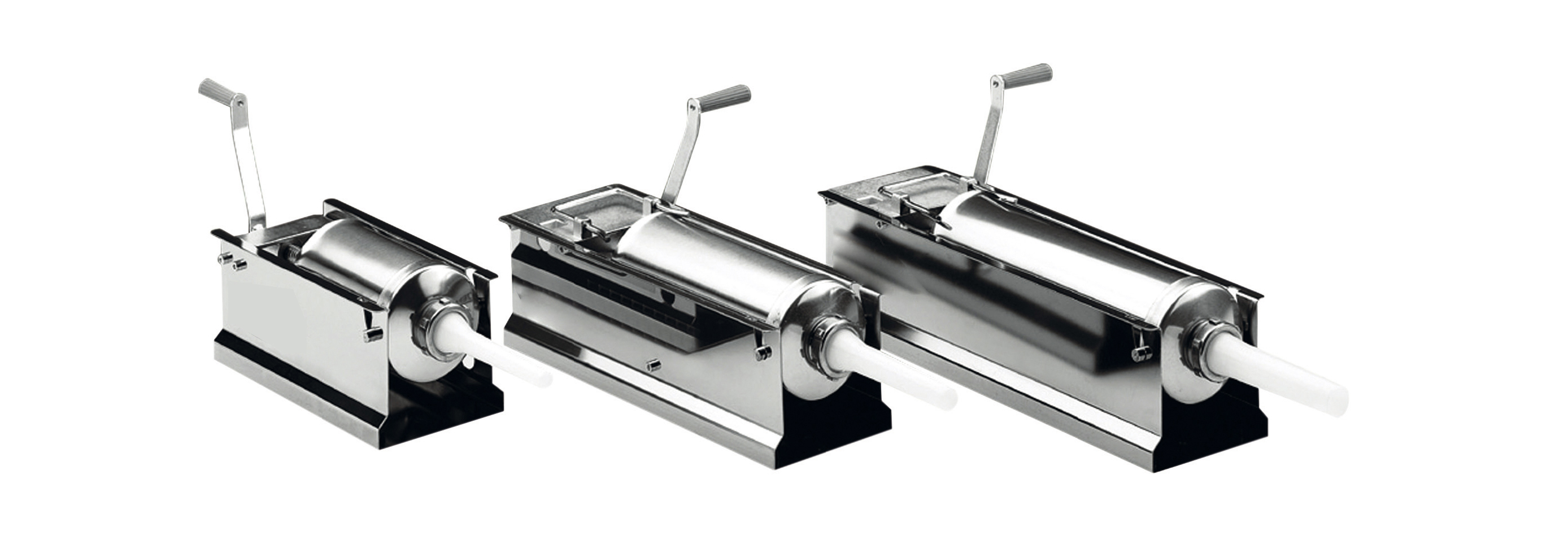 Máquina de Enchidos Horizontal Inox 5 Litros 2 Velocidades