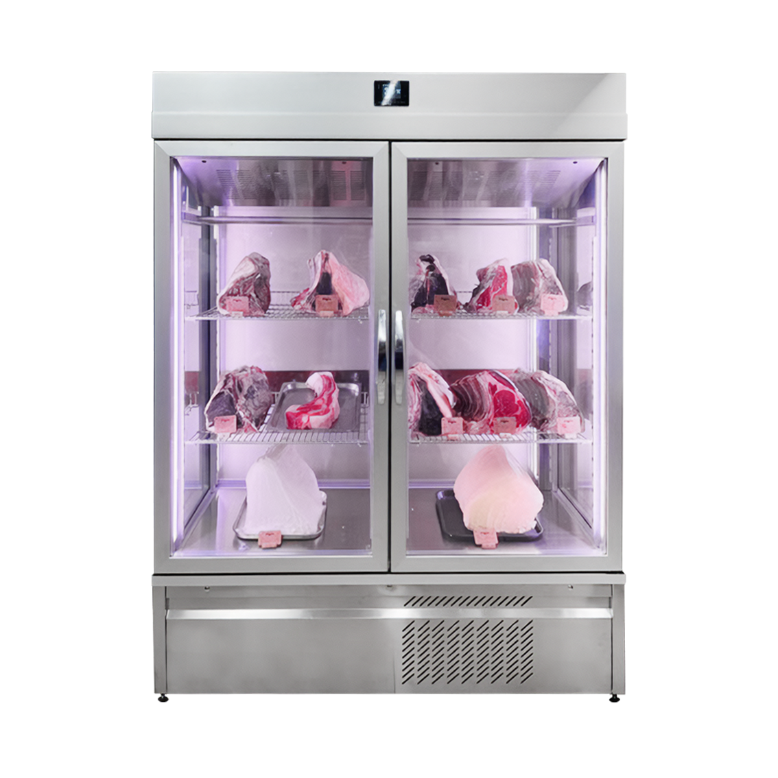 Vitrine de Maturação de Carne Dupla 1500mm, 1150L