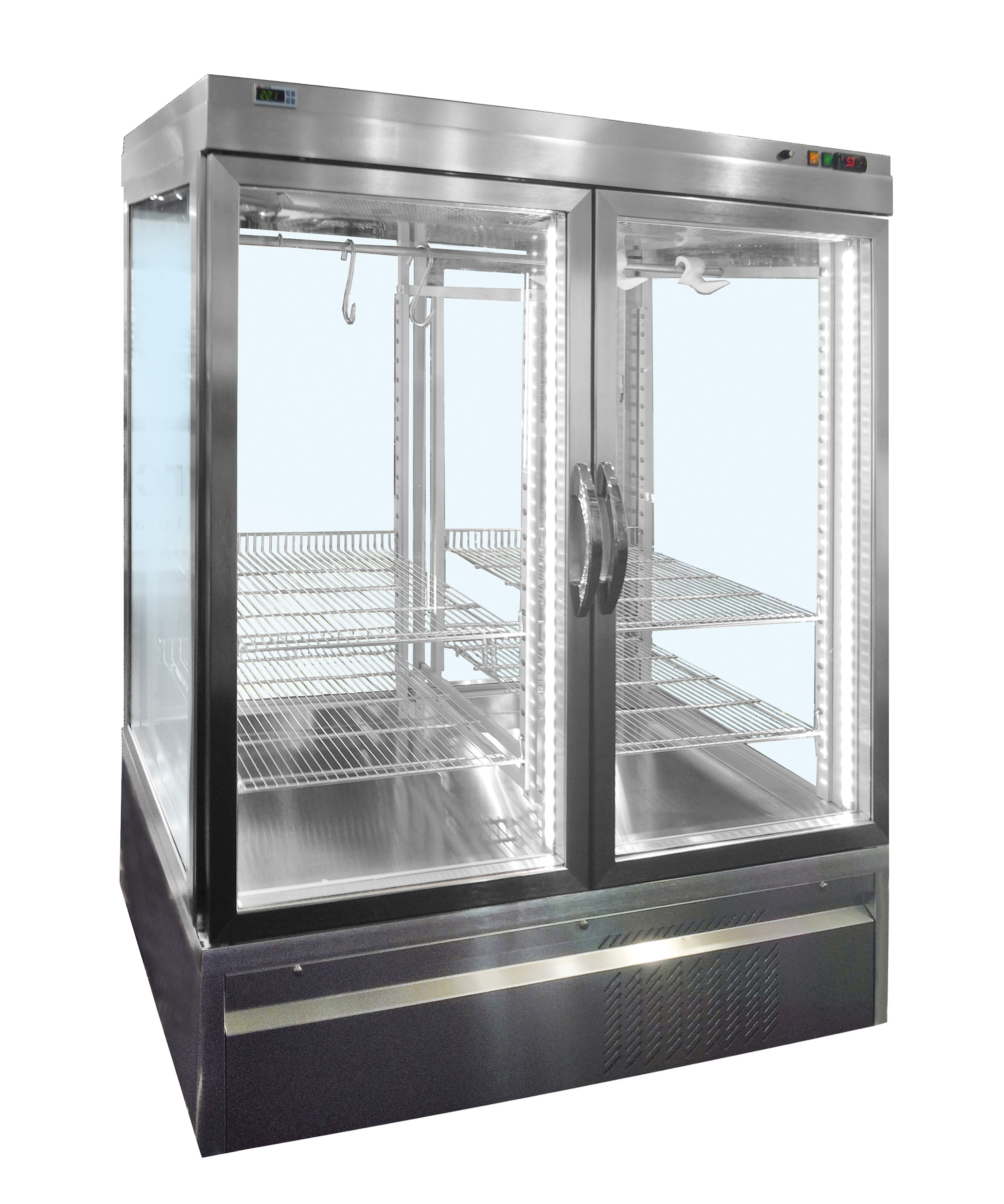 Vitrine Expositora Refrigerada Dupla 1500mm para Peixe