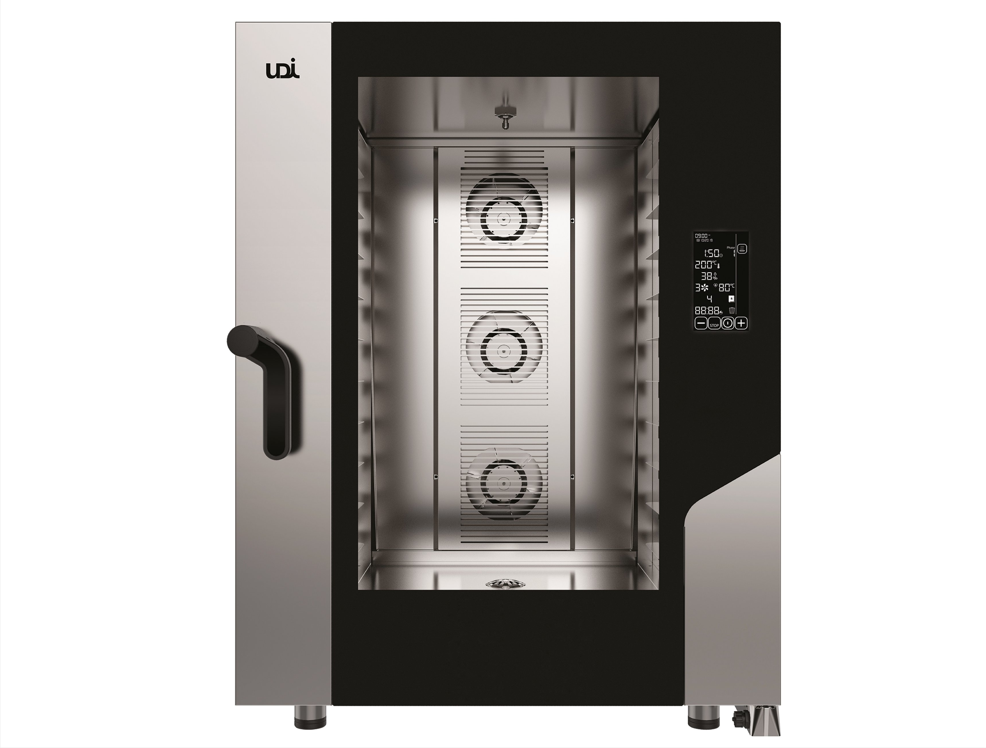 Forno Combinado Elétrico 10x GN1/1 VAP Direto 30-270ºC