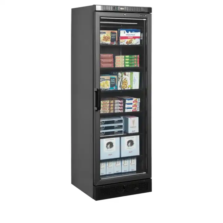 Congelador com ecrã, preto  UFSC371G Black