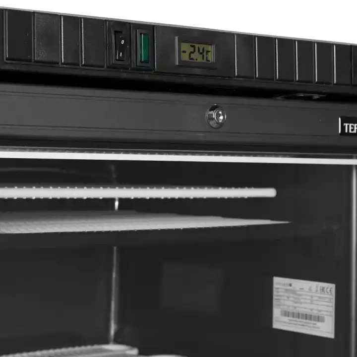 Congelador com ecrã, preto  UFSC371G Black