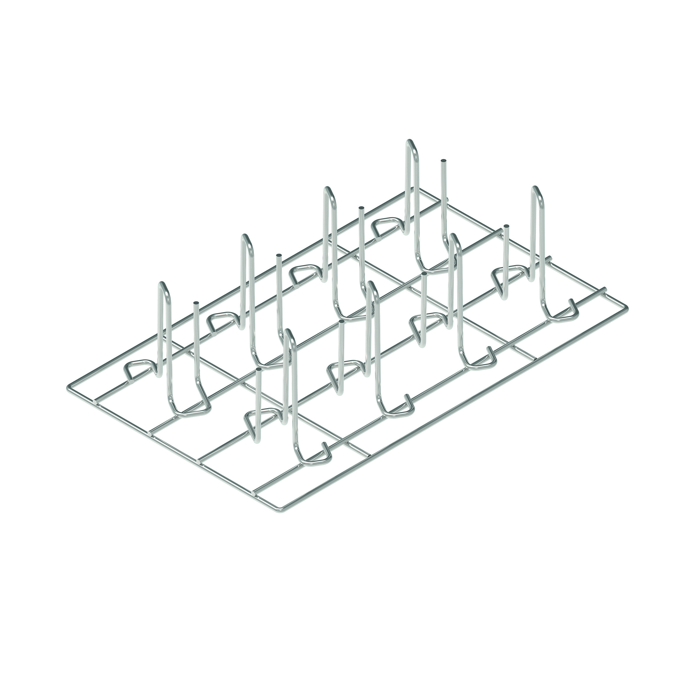 Grelha Inox GN 1/1 para Assar Vertical de Frango (8 Unidades)