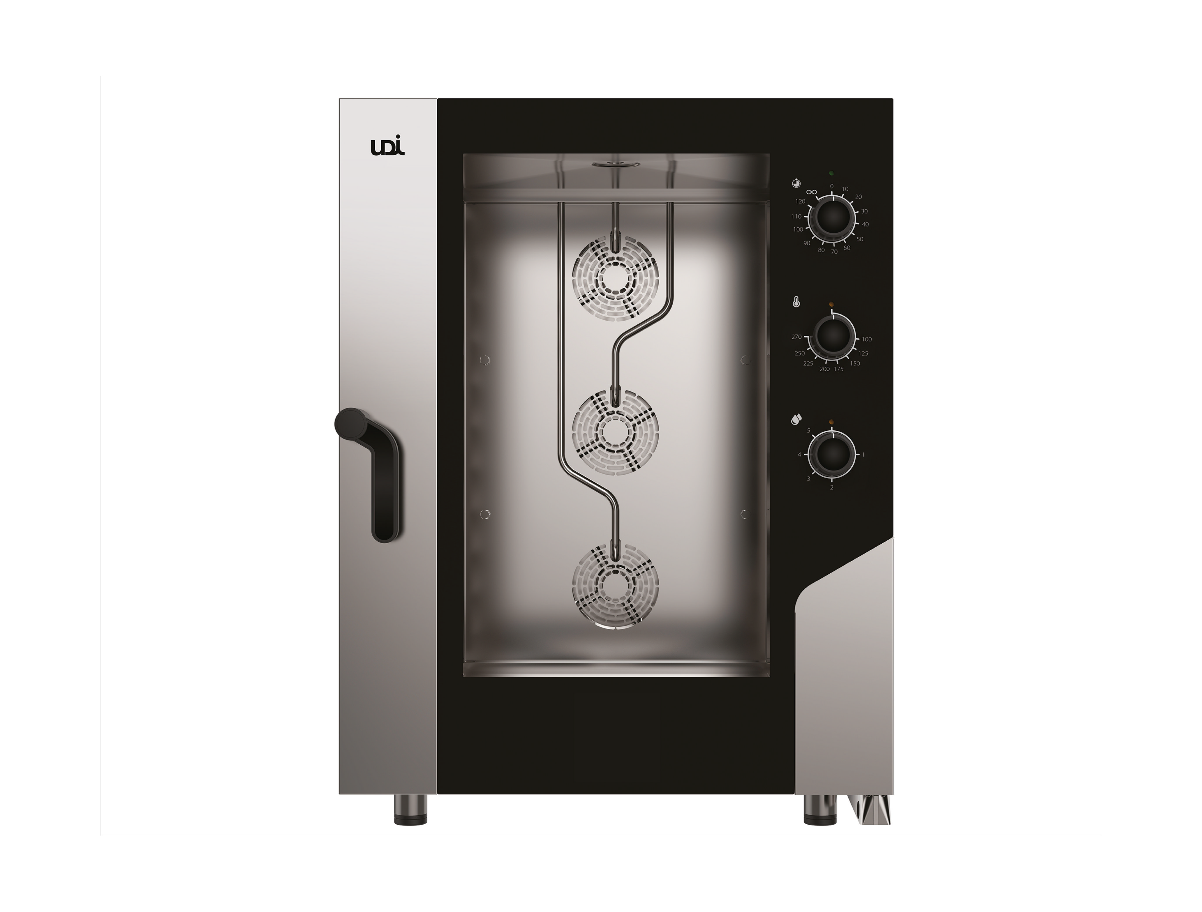 Forno Elétrico Combinado 10 Tabuleiros GN2/1 com Vapor Direto