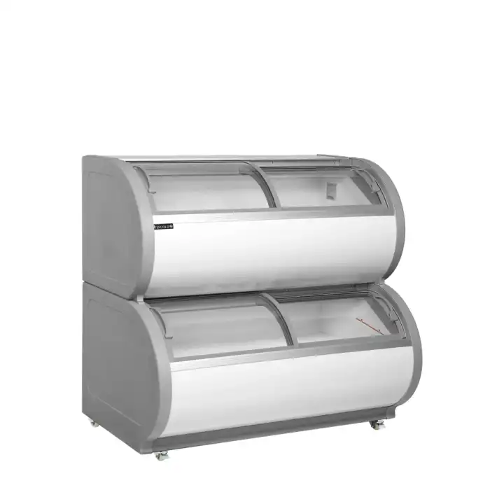Congelador expositor de dois níveis  TD500