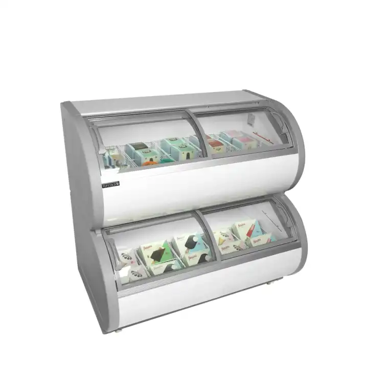 Congelador expositor de dois níveis  TD500