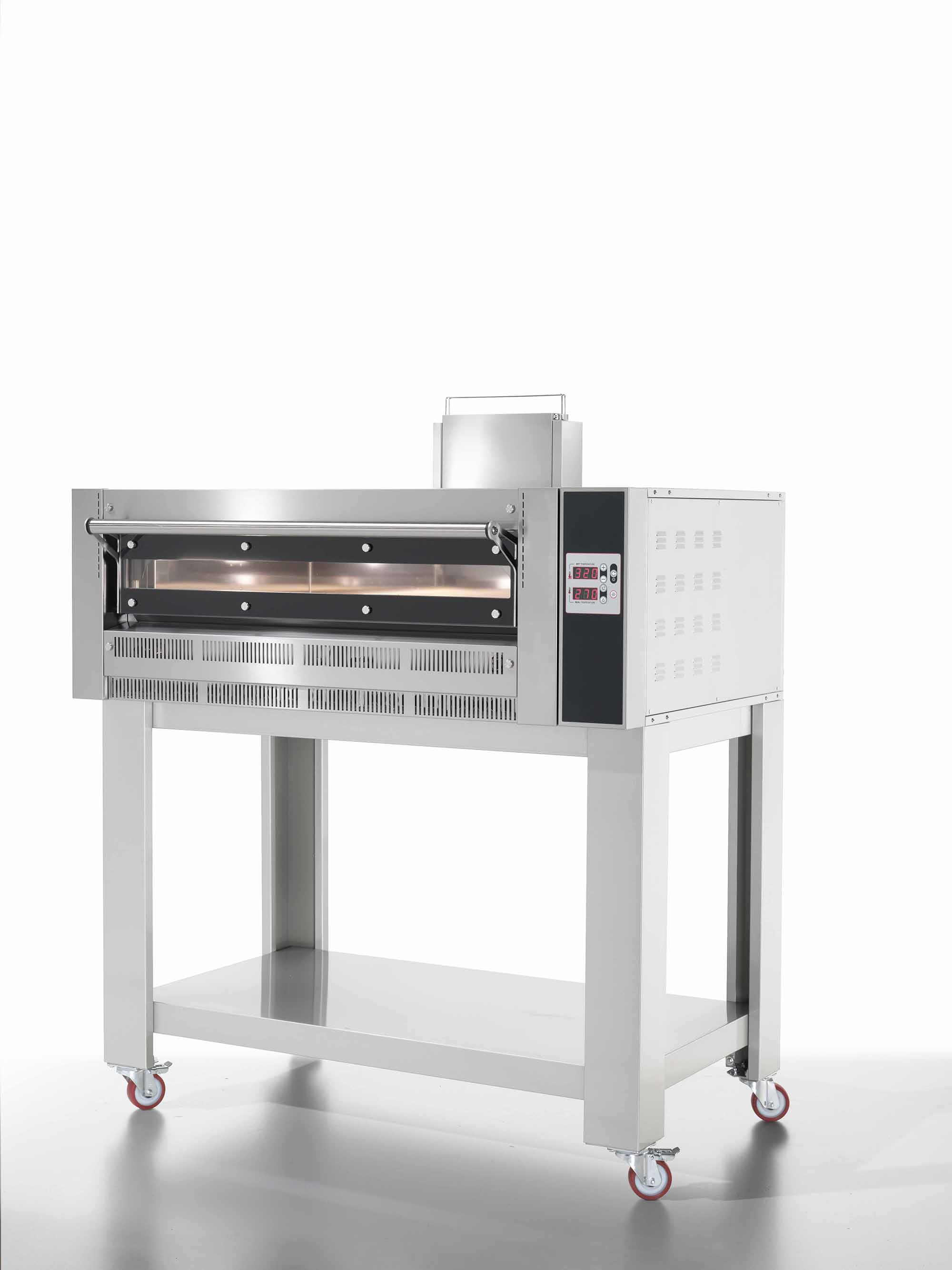 Forno a Gás para Pizza Simples Aço Inox 4 (350 mm)
